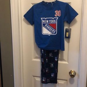 Kids XS NY Rangers Pajamas